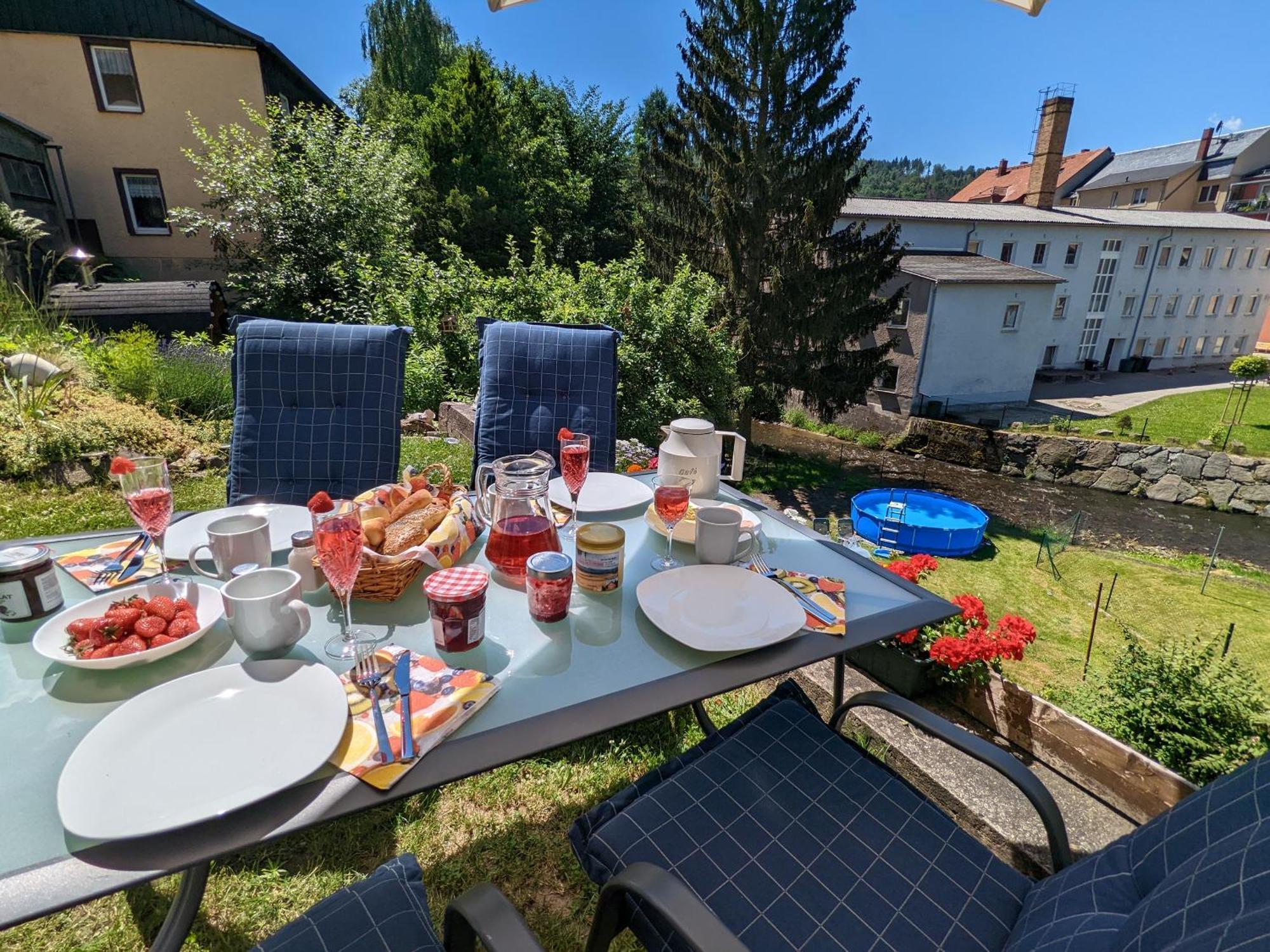F1 - Urlaubsmagie - Helle Wohnung Mit Sauna & Pool & Whirlpool Sebnitz Exterior foto