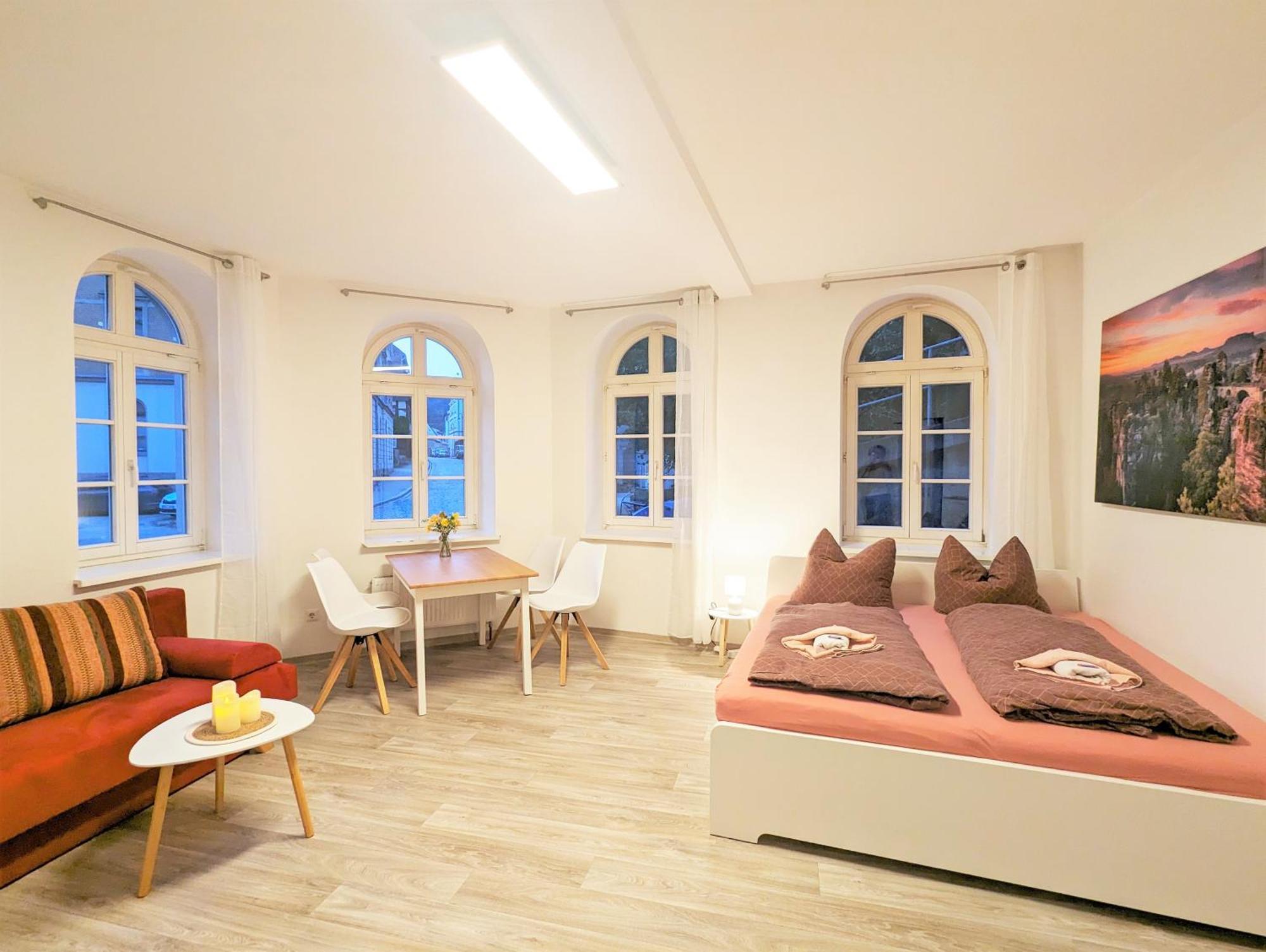 F1 - Urlaubsmagie - Helle Wohnung Mit Sauna & Pool & Whirlpool Sebnitz Exterior foto